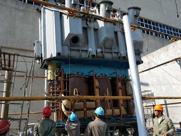 丰城电厂#1启备变大修现场